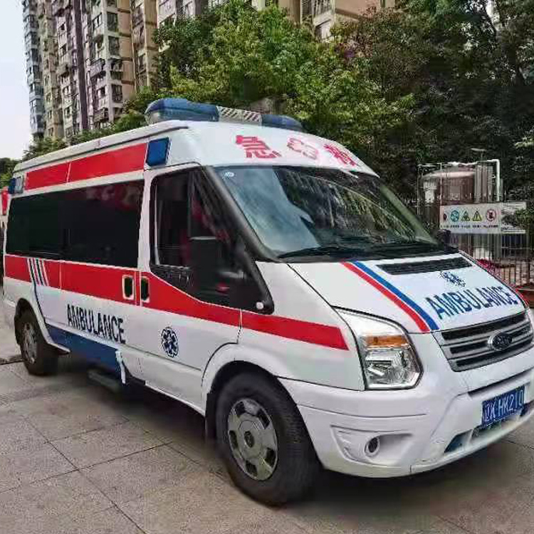 中江长途救护车护送病人返乡